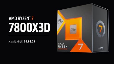 AMD Ryzen 7 7800X3D 5nm SKT AM5 CPU; 8 Core/16 Thread Base Clock 4.2GHz; Max Boost Clock 5.0GHz 40MB Cache; Radeon Graphics; No 