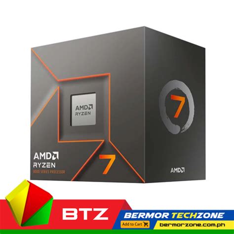 AMD Ryzen 7 8700F 7 8000 Series 8-Core/ 16-Threads; Socket AM5; 16MB L3 Cache;8MB L2 Cache; 65W Processor BOX