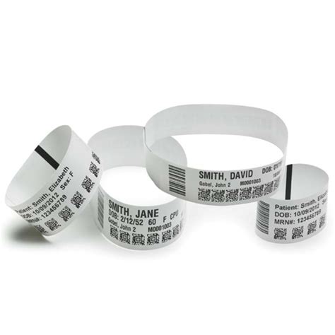 Wristband; Synthetic; 1x7in (25.4x177.8mm); DT; Z-Band Ultra Soft; Coated; Permanent Adhesive; Cartridge