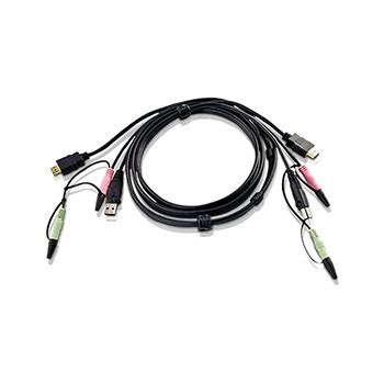 ATEN 1.8M USB HDMI KVM Cable with Audio