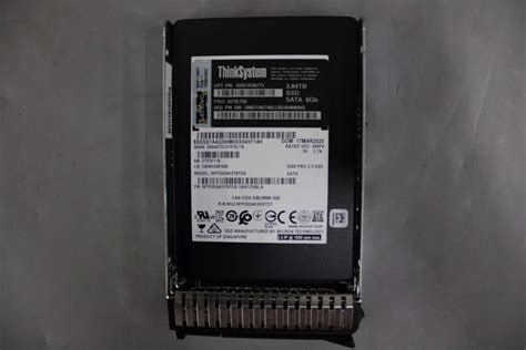 ThinkSystem 2.5'' Multi Vendor 3.84TB Entry SATA 6Gb Hot Swap SSD