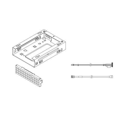 ThinkSystem ST50 V2/V3 2nd 3.5'' HDD Cage Kit
