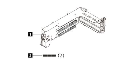 ThinkSystem V3 2U x16/x16/E PCIe Gen4 Riser 1/2 Option Kit