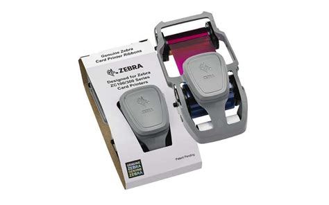 Zebra Ribbon; Mono -White; 1500 Images; ZC100/ZC300; EMEA