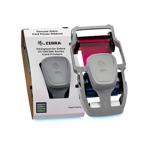 Zebra Ribbon; Color-1/2 black(mono) 1/2 colour YMCKO; 400 Images; ZC100/ZC300; EMEA