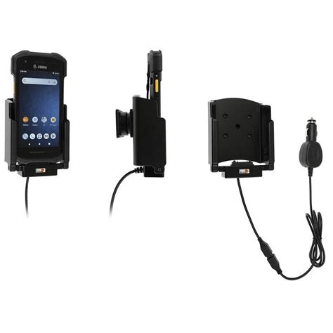 Nemesis Charging Cradle with Tilt-Swivel and Cigarette Lighter Adapter for Zebra TC21 TC26 in Rugged Boot ( boot not incl)