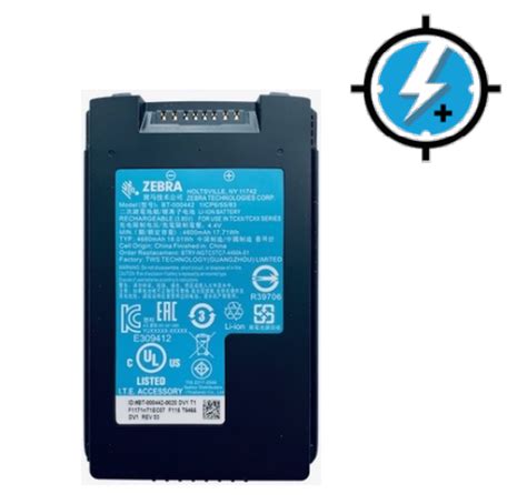 Zebra-4;680 mAh standard battery with PowerPrecision Plus for TC53 / TC58; TC53e / TC58e / TC53e-RFID / TC73 / TC78 devices.