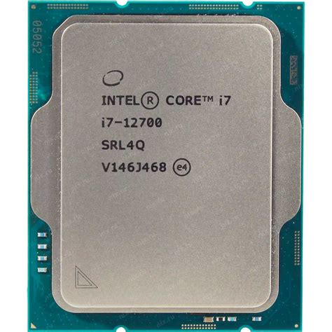 Intel Core i7 12700 Up to 4.9 GHZ; 12 Core (8P+4E); 20 Thread; 25MB Smartcache; 65W TDP - Intel Laminar RM1 Cooler included S RL