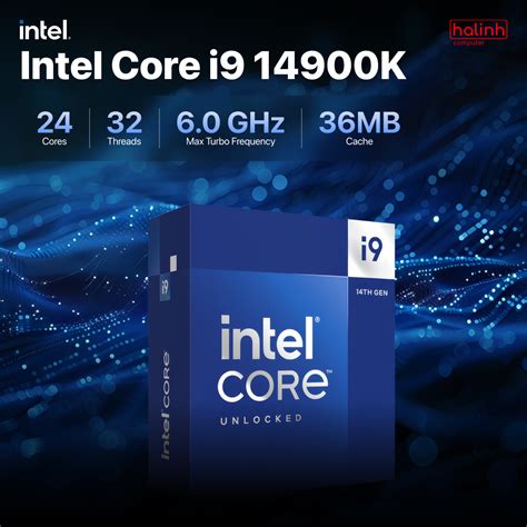 Intel Core i9 14900K Up to 6.0 GHZ; 24 Core (8P+16E); 32 Thread; 36MB Smartcache; 125W TDP; LGA 1700. 