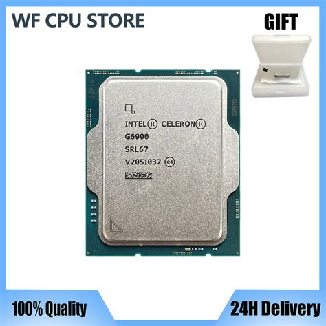 Intel Celeron G6900 LGA 1700 3.4 GHZ; 2 Core (2P+0E); 2 Thread; 4MB Smartcache; 46W TDP - Intel Laminar RS1 Cooler included 