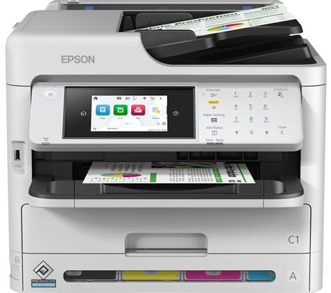 Epson WorkForce Pro WF-C5390DW Color SFP; Print up to 10,000 pages without replacing the ink; Uses up to 90 percent less power than competitive colour lasers; Save at least 50% on colour CPP (cost per page) versus comparable laser models; Auto Duplex; DuraBrite Ultra pigment inks; PCL5c, PCL6, PostScript 3, ESC/P-R, PDF 1.7; 24PPM; Direct from USB print; Warranty 1 Year onsite (Optional extension available)