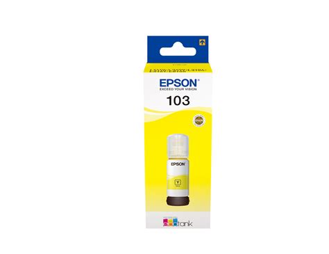 Epson 103 Ecotank Yellow ink bottle