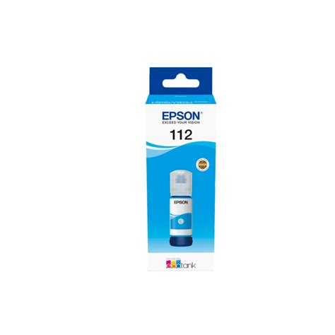 Epson 112 EcoTank Pigment Cyan ink bottle (70 ml)
