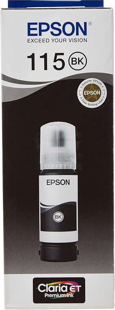 Epson 115 EcoTank Pigment Black ink bottle (70 ml)