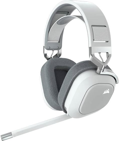HS80 RGB WIRELESS Premium White Headset; Spatial Audio; 50mm Audio Drivers; Omni-directional Microphone - PC/ Mac/ PlayStation 