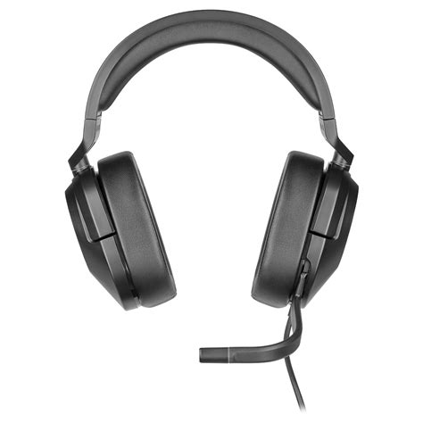 HS55 Stereo Carbon Headset; 50mm Audio Drivers; Omnidirectional mic; Analog; On-ear volume and mute controls - PC/PS/XBOX
