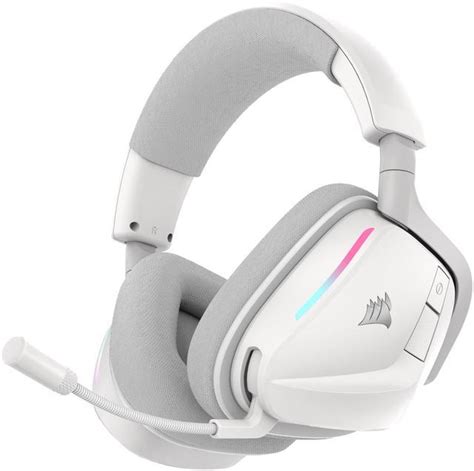 Corsair VOID Wireless v2 Gaming Headset; 2.4GHz/Bluetooth; Dolby Atmos; White. 