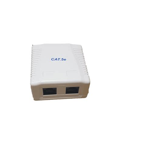 RCT- CAT5 WALLBOX DUAL PORT