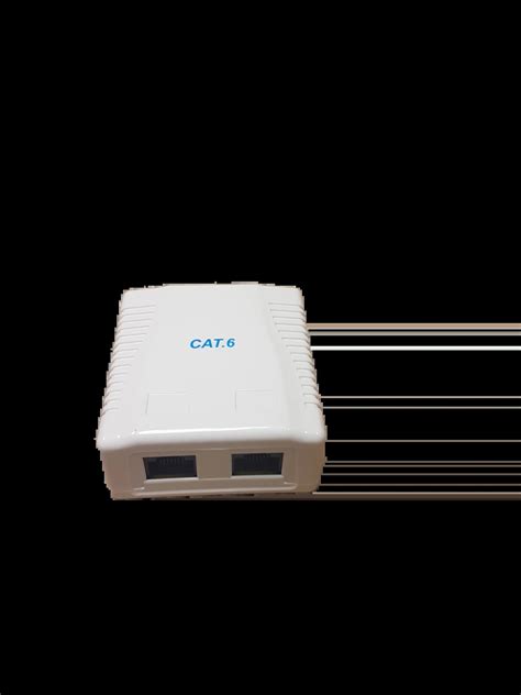 RCT- CAT6 WALLBOX DUAL PORT