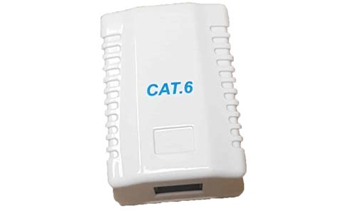 RCT- CAT6 WALLBOX SINGLE PORT