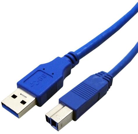 USB 1.8M printer cable A Male + B M; Black / blue