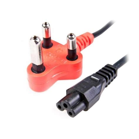 Power Cord (Clover to Plug) REDPLUG;  1.8 - 2m