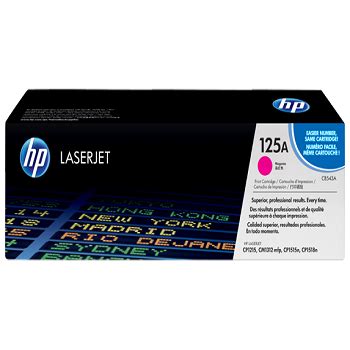HP 125A Magenta Original LaserJet Toner Cartridge;1;400 pages. . (Colour LaserJet CLJ CP 1215/1515). 