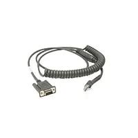 Cable - RS232: DB9 Female Connector; 9ft. (2.8m) Coiled; Power Pin 9; TxD on 2; True Converter