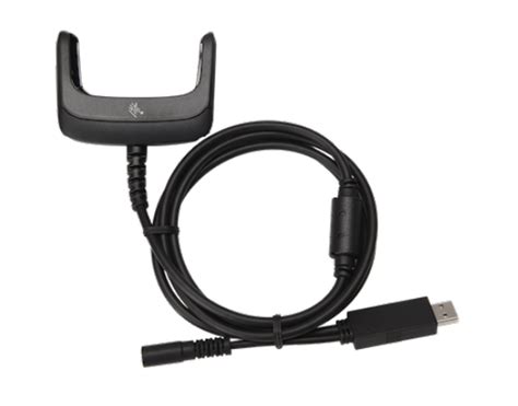 Zebra Snap-on USB Communication/Charging Cable Cup. Requires USB Power Supply PWR-WUA5V12W0xx (“xx'' denotes country specific pl