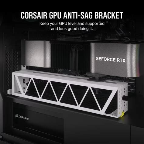 GPU Anti-Sag Bracket; White
