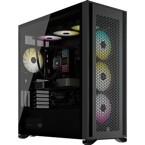 Corsair 7000D AIRFLOW Full-Tower ATX PC Case
10x 2.5" Drive Bays, 6x 3.5" Drive Bays
Fan layout: Front 3x 120mm, 3x 140mm, Top 3x 120mm ,3x 140mm, Side 4x 120mm, Rear 1x 120mm, 1x 140mm
4x USB 3.0, 1x USB 3.1 Type-C
Colour: Black
Mini-ITX, Micro-ATX, ATX, E-ATX