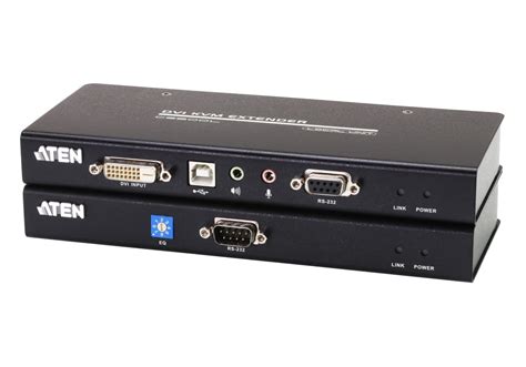 ATEN USB DVI Dual View KVM Extender / Cat 5 KVM Extender/W/(US/EU/UK/OUT) ADP