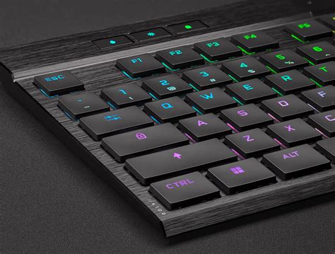 Corsair K100 AIR WIRELESS RGB Ultra-Thin Mechanical Gaming Keyboard - CHERRY MX Ultra Low Profile - Black
