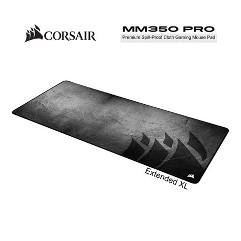 Corsair MM350 PRO Premium Spill-Proof Cloth Gaming Mouse Pad – Extended XL size: 930 x 400mm. 