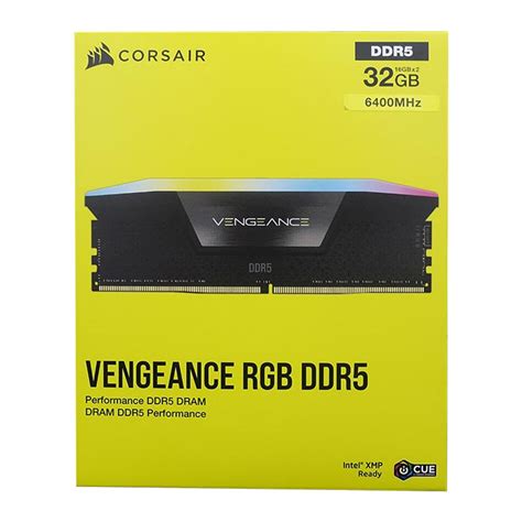Corsair VENGEANCE RGB DDR5 32GB (1 x 32GB) DDR5 6000 CL38-44-44-96 1.35V Intel XMP & AMD EXPO - GREY