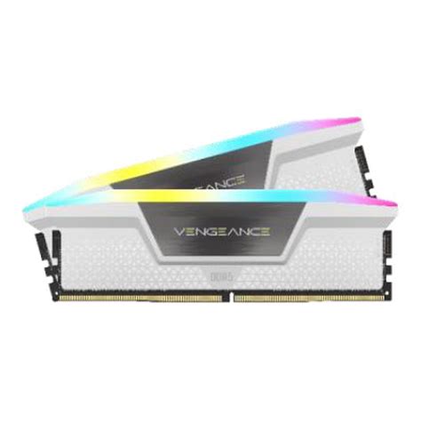 Corsair VENGEANCE RGB DDR5 32GB (2 x 16GB) DDR5 6000 CL36-44-44-96 1.40V Intel XMP & AMD EXPO - White