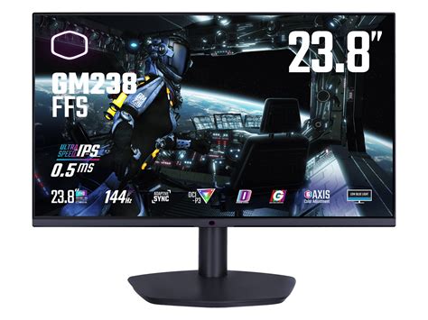Cooler Master GM24; FHD 1920 x 1080; 144hz; IPS; HDR10; 0.5MS Response time; DCI-P3 90% sRGB 120%. 