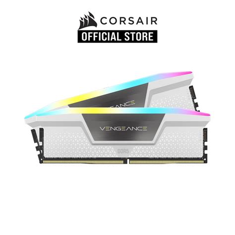 Corsair VENGEANCE® 32GB (2 x 16GB) DDR5 DRAM 5200 C40 Memory Kit; 40-40-40-77; 1.25V; Intel XMP White. . 