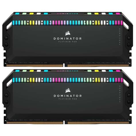 Corsair DOMINATOR PLATINUM RGB DDR5; 5200 64GB 2x32GB DIMM; 40-40-40-77; 1.25V Intel XMP