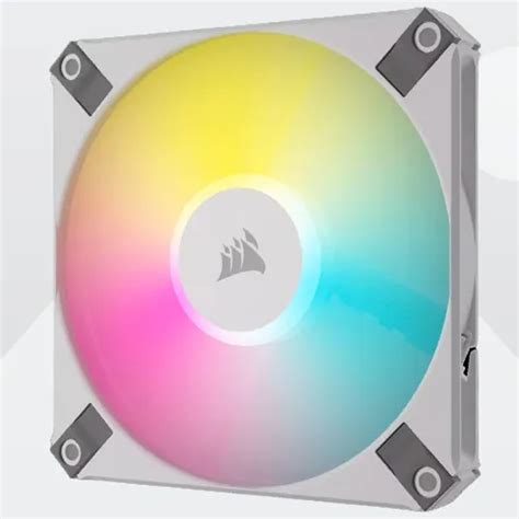 Corsair iCUE AF120 RGB SLIM 120mm PWM Fluid Dynamic Bearing Fan - White