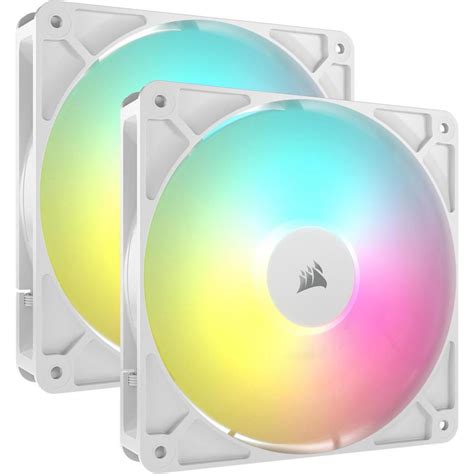 Corsair RS140 ARGB 140mm PWM Fans Dual Pack – White