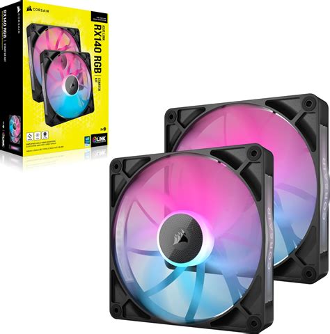 CORSAIR RX Series; iCUE LINK RX140; 140mm Fan; Dual Pack