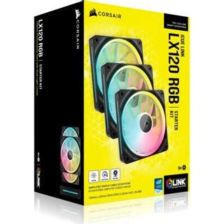 Corsair LX RGB Series; iCUE LINK LX120 RGB; 120mm Fan; Triple Pack