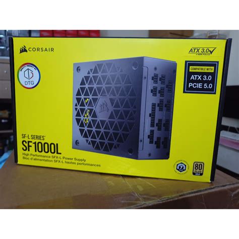 Corsair SF1000L ITX - 1000W Fully Modular 80PLUS Gold; 7 year warranty ATX (1); EPS (3); PCI-E (3); PATA (3); SATA (12)