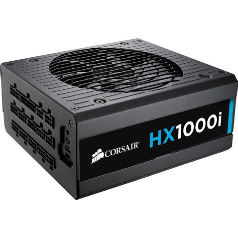 Corsair HX1000i — 1000 Watt 80 PLUS® Platinum; 10yr Warranty;ATX(1);EPS (3);PCI-E (4);4-Pin Peripheral (8);SATA (8);12VHPWR (1)