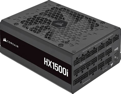 Corsair HX1500i — 1500 Watt 80 PLUS® Platinum; 10yr Warranty;ATX(1);EPS (3);PCI-E (4);4-Pin Peripheral (8);SATA (8);12VHPWR (1)