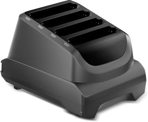 Zebra Multi-slot cradle kit to charge up to four TC53 / TC58; TC53e / TC58e / TC53e-RFID devices and four batteries. Includes fo