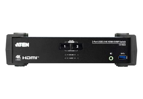 ATEN 2-port USB HDMI KVMP Switch/W/(US/EU/OUT) ADP. ATEN