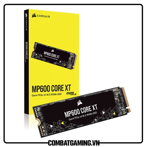 Corsair MP600 CORE XT 1TB NVMe PCIe M.2 SSD; Read Up To 5900MB/s; Write up to 5000MB/s. 