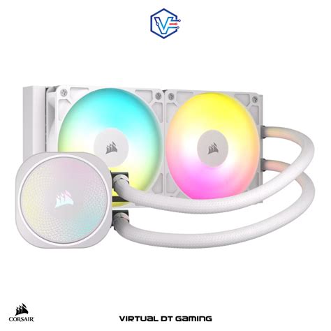 Corsair NAUTILUS 240 ARGB White; 240mm Radiator; Liquid CPU Cooler; Intel® LGA 1851/1700; AMD® AM5/AM4